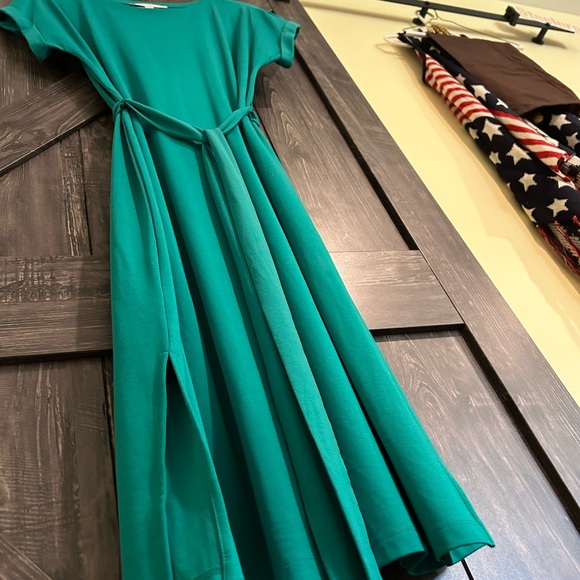 Bundle of 2 LOFT Ann Taylor Teal Maxi Dresses. Size M - Picture 7 of 7